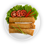 2 Pcs Chicken Curry Spring Roll 