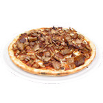 Melted Mixed Donner Pizza 