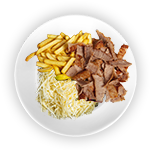 Donner Meat, Chips & Cheese 