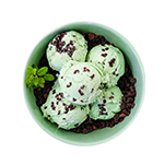 Mint Choc Chip Ice Cream 